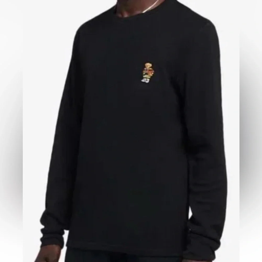 Men’s Polo Basketball Bear Thermal size small